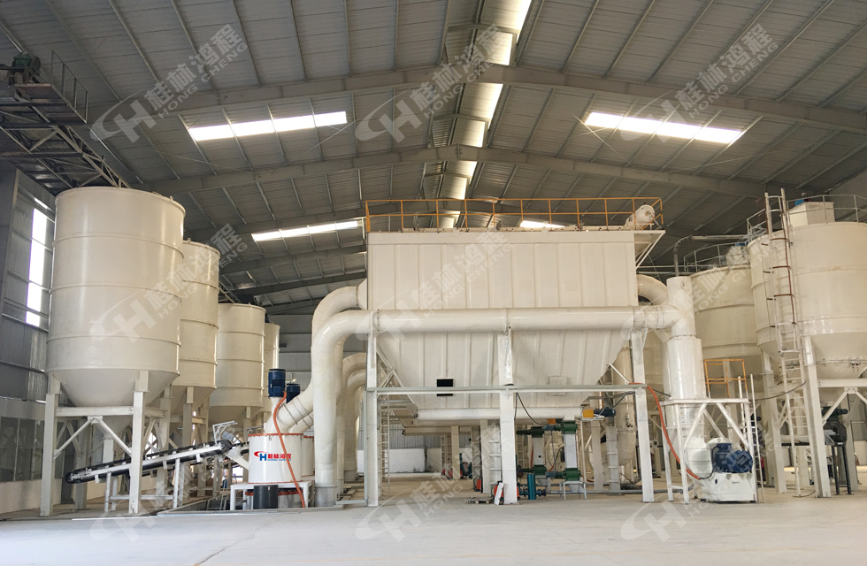 精彩案例：HCH超細(xì)環(huán)輥磨粉機生產(chǎn)線